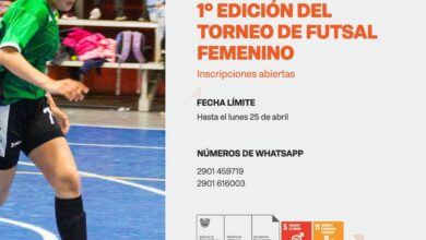 Photo of SE REALIZARÁ EL PRIMER TORNEO DE FUTSAL FEMENINO LIBRE Y GRATUITO EN USHUAIA
