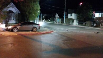 Photo of Ushuaia, accidente en esquina céntrica
