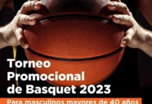 Photo of TORNEO PROMOCIONAL DE BASQUET 2023 PARA MAYORES DE 40 AÑOS