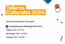 Photo of INICIAN LOS TALLERES CULTURALES 2024 QUE SE REALIZARÁN EN TODA LA PROVINCIA