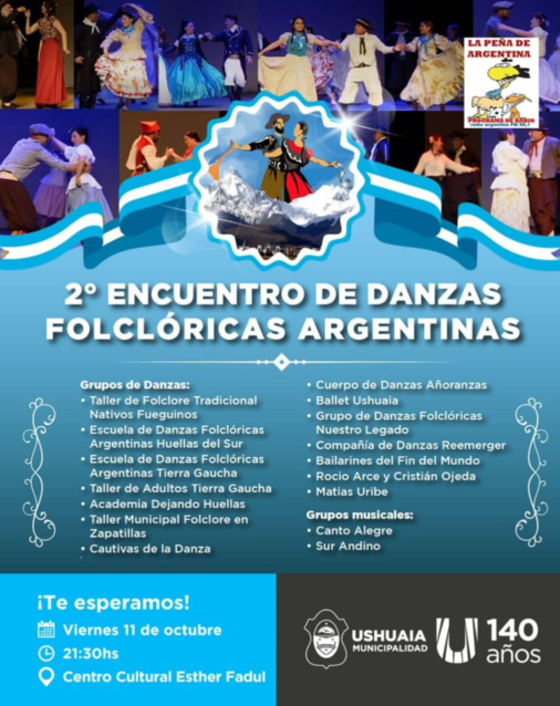 Photo of 2° EDICIÓN DEL “ENCUENTRO DE DANZAS FOLCLÓRICAS ARGENTINAS”