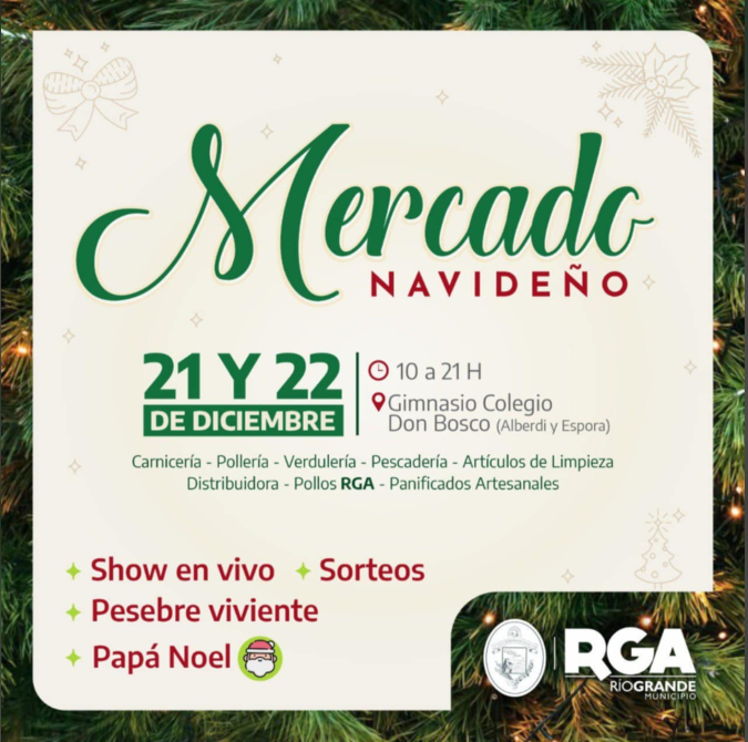 Photo of LLEGA LA 4° EDICIÓN DEL “MERCADO NAVIDEÑO” EN RÍO GRANDE