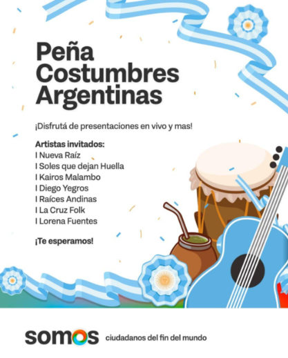 Photo of PEÑA “COSTUMBRES ARGENTINAS”: TRADICIÓN, CULTURA Y COMUNIDAD EN UNA NOCHE ÚNICA